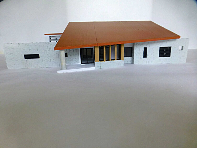 Maquette 3D Maison Tradition