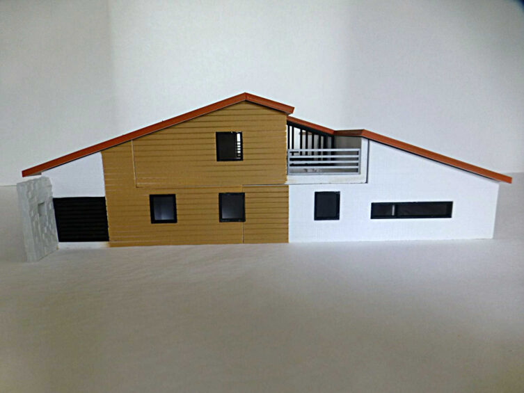Maquette 3D Maison Tradition
