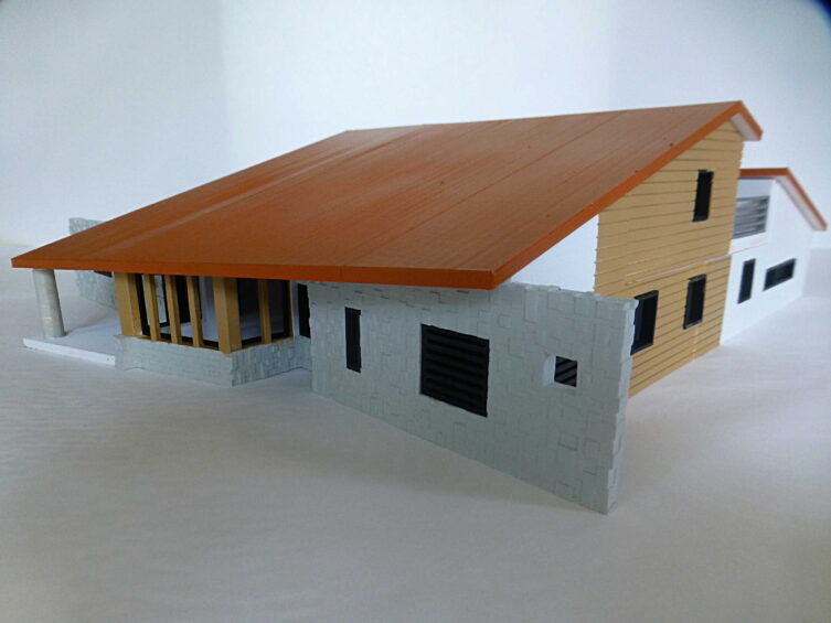 Maquette 3D Maison Tradition