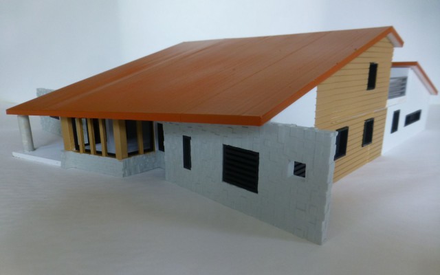 Impression 3D d'une maquette de maison