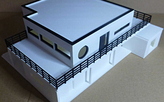 Maquette 3D maison d'Architecte