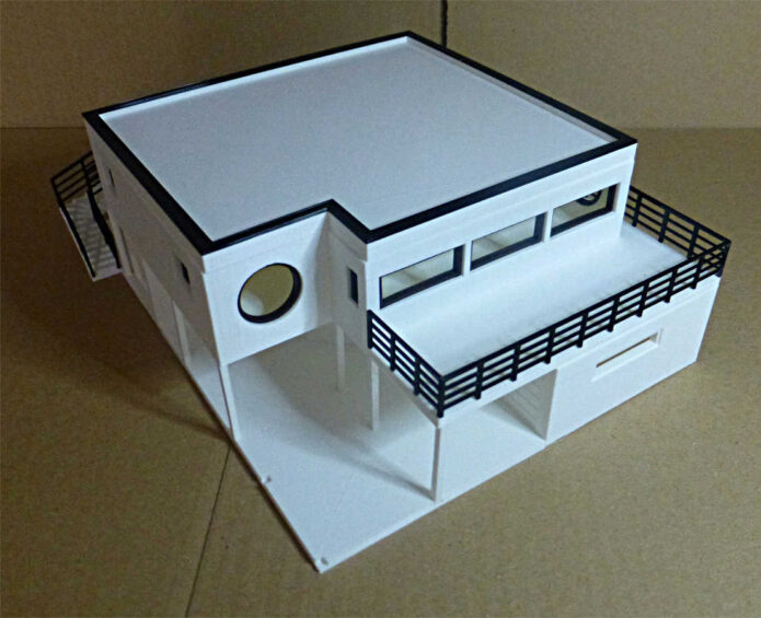 Maquette 3D maison d'Architecte