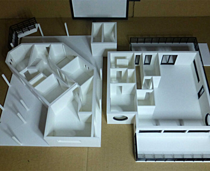 Maquette 3D maison d'Architecte