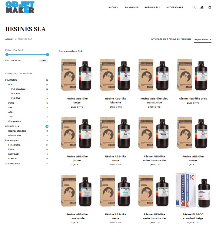 Filaments et Résines Charente