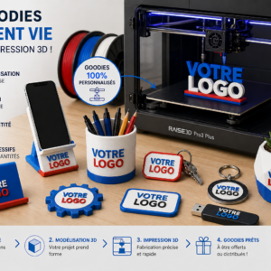 L’impression 3D au service des goodies