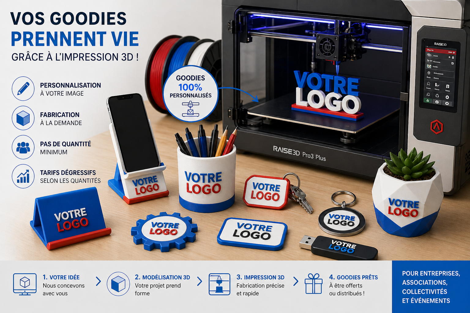 L’impression 3D au service des goodies