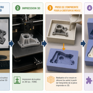 Fabrication de contre moule par impression 3D