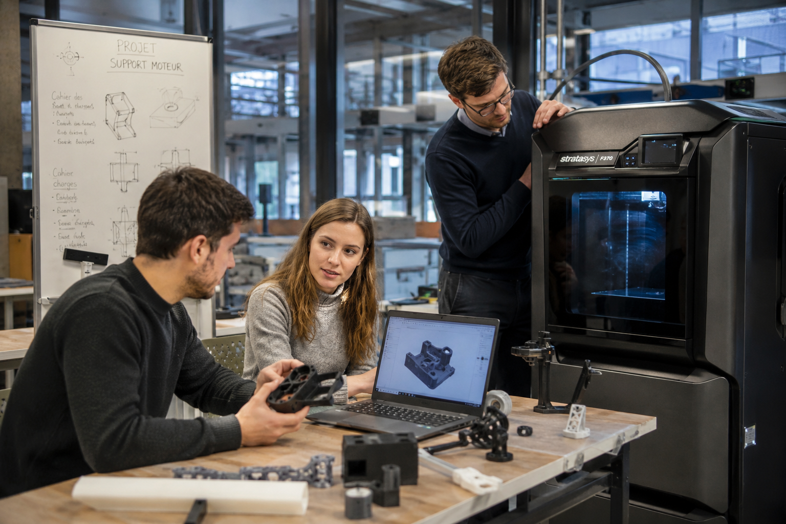 imprimante 3D étude supérieure