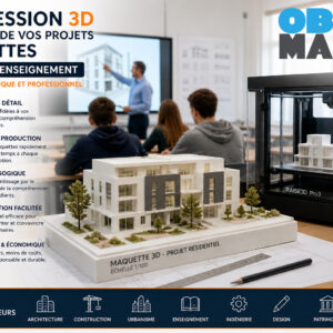Impression 3D maquettes