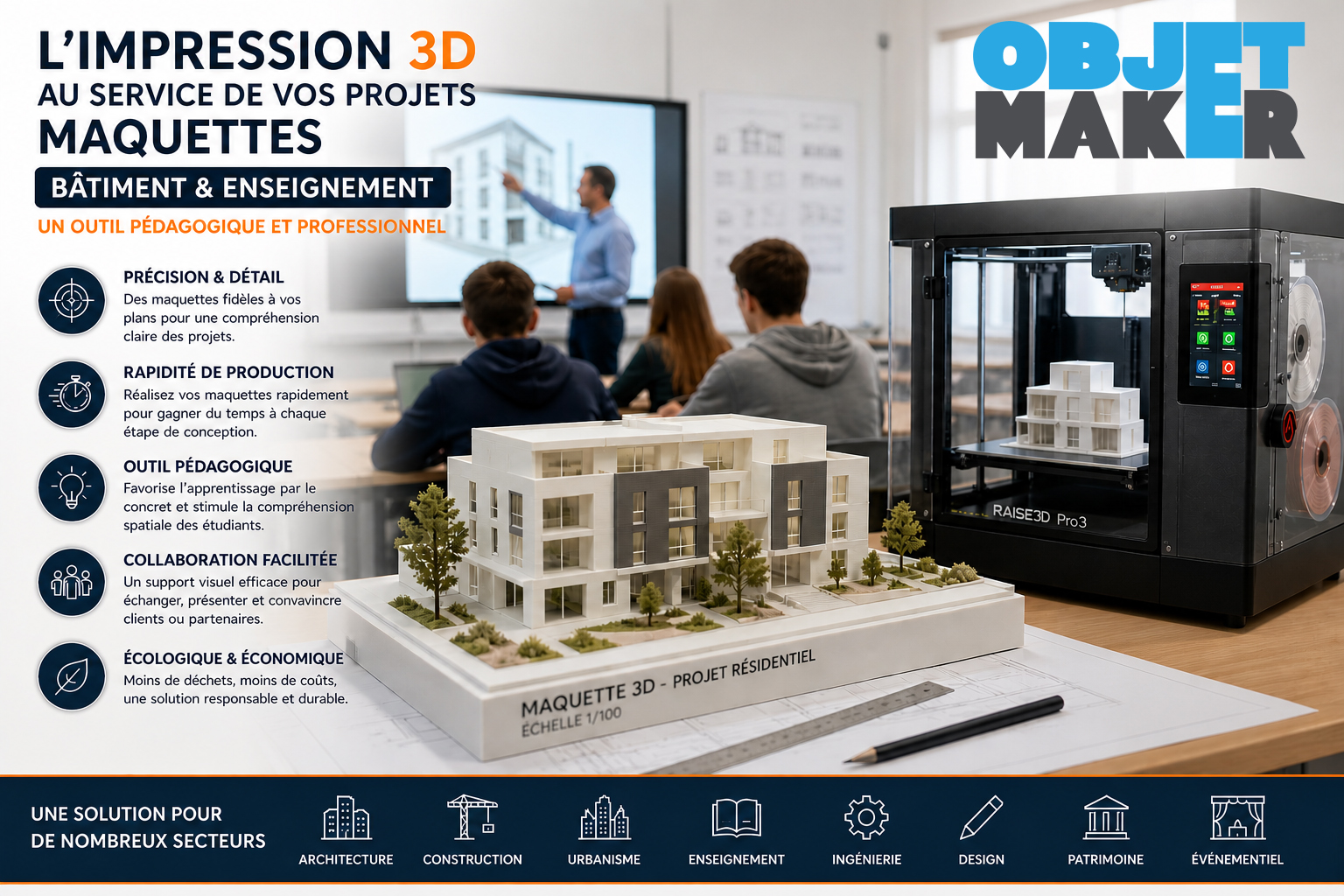 Impression 3D maquettes
