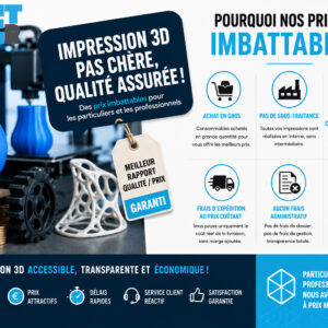 Impression 3D pas chère