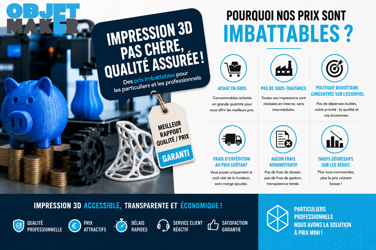 Impression 3D pas chère