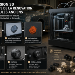 Impression 3D rénovation de véhicules