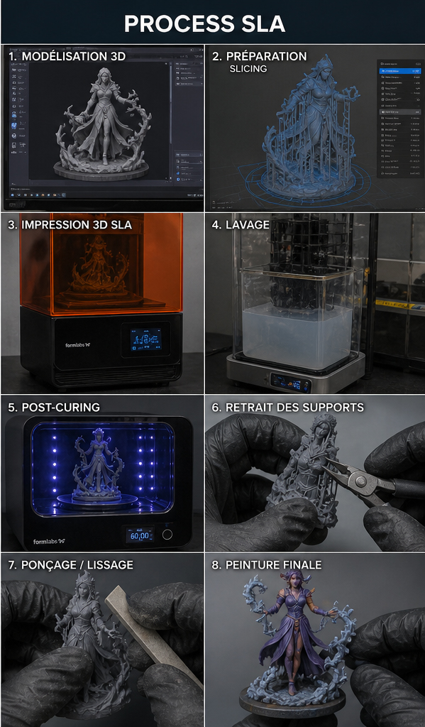 Service d’impression 3D de figurines