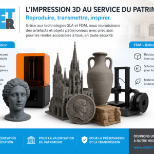 L’impression 3D au service des musées