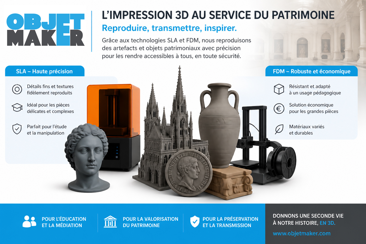 L’impression 3D au service des musées