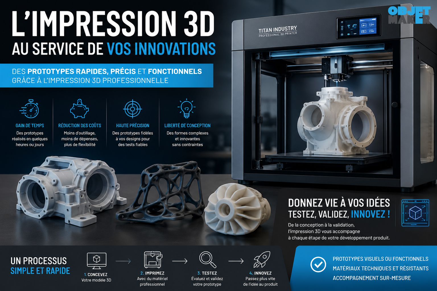 impression 3D prototypes