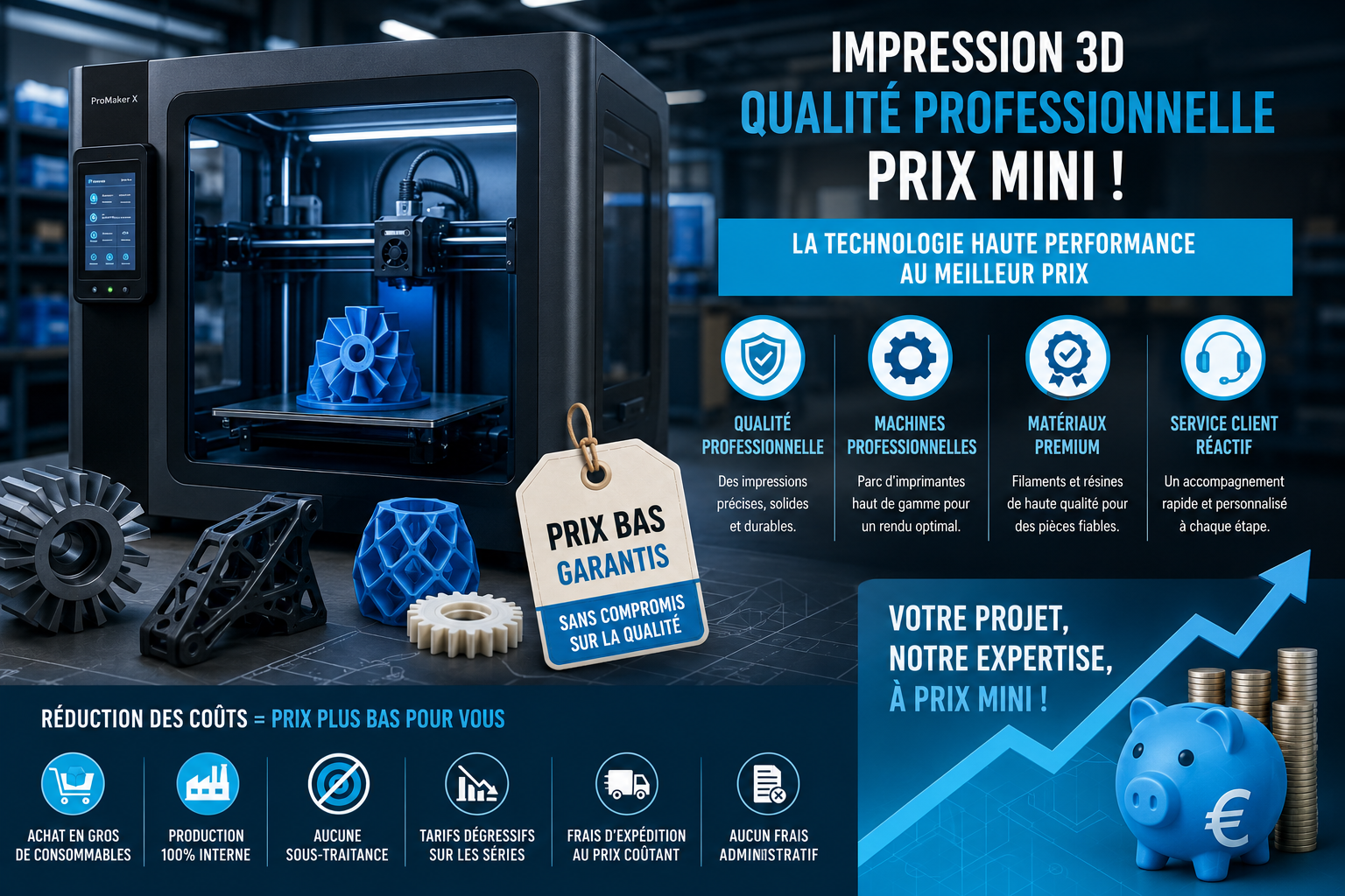 l'Impression 3D au meilleur prix