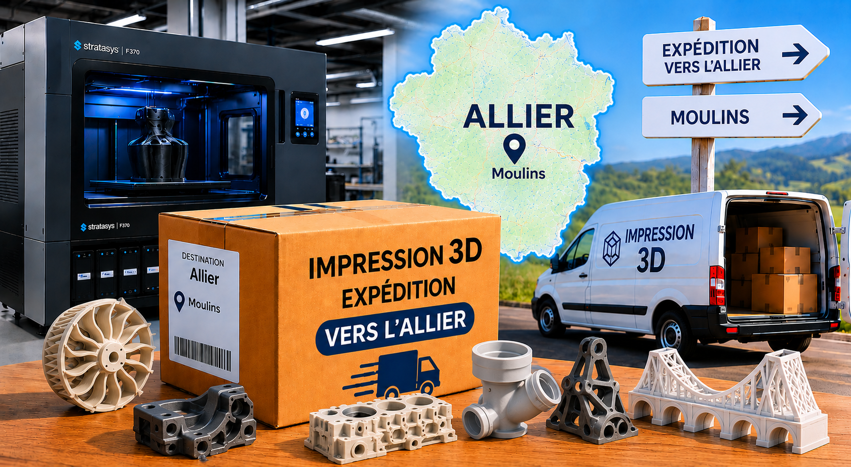 service d’impression 3D Allier