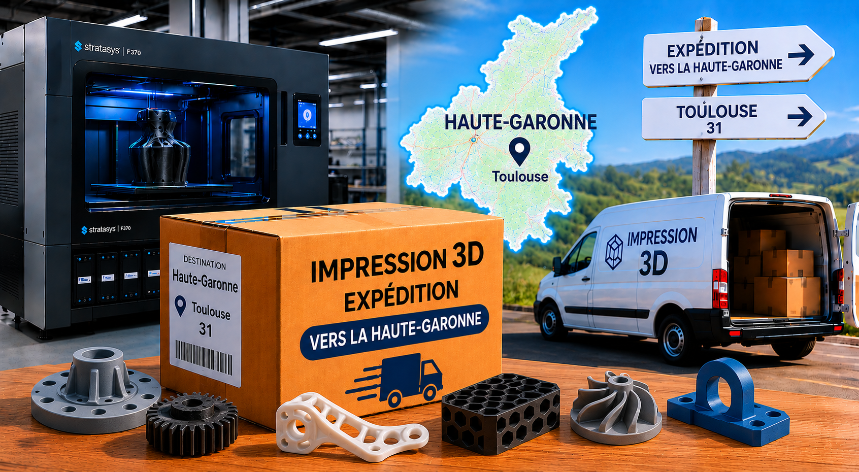 Service d'Impression 3D Haute-Garonne