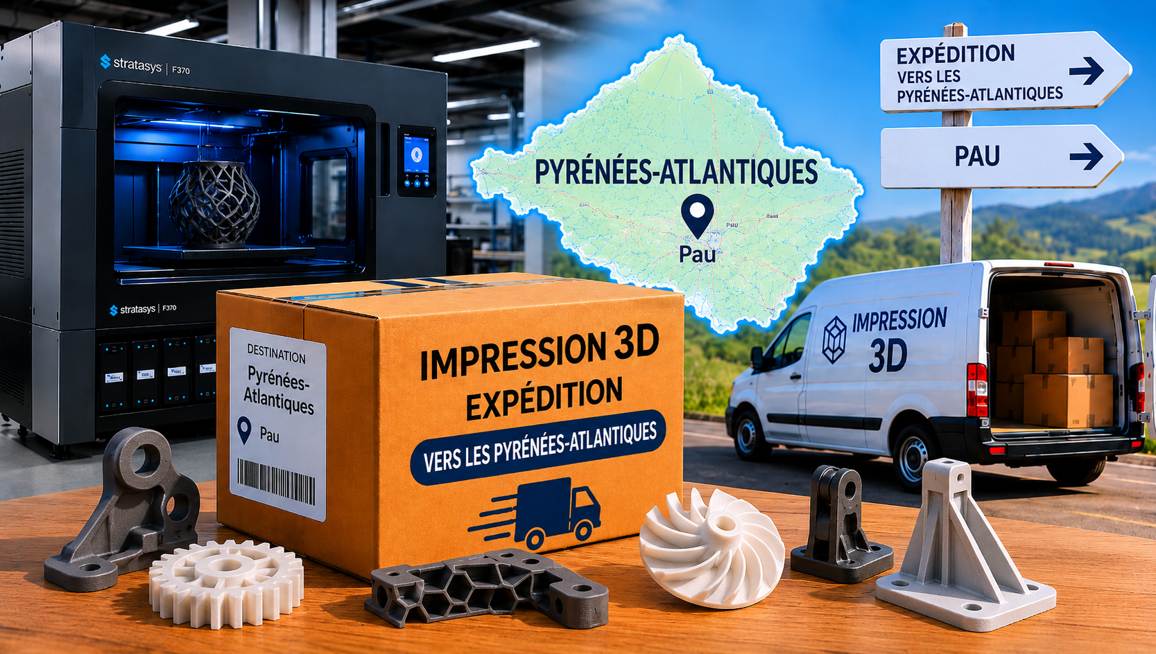 service d’impression 3D Pyrénées-Atlantiques