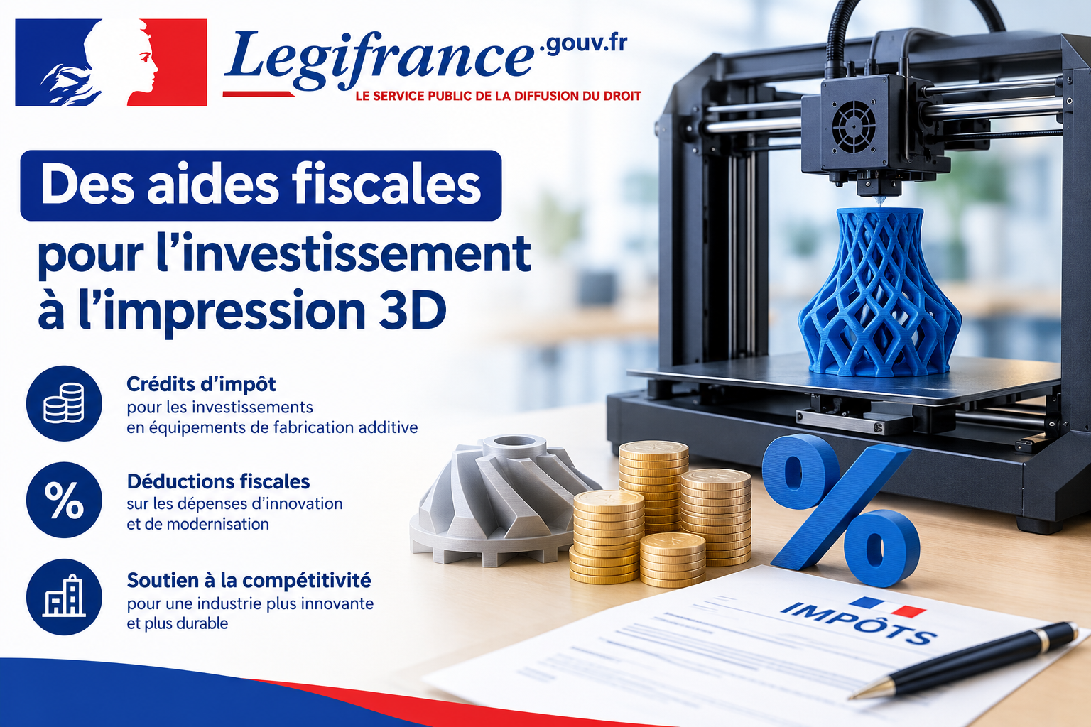 blog Aides fiscales pour d’impression 3D