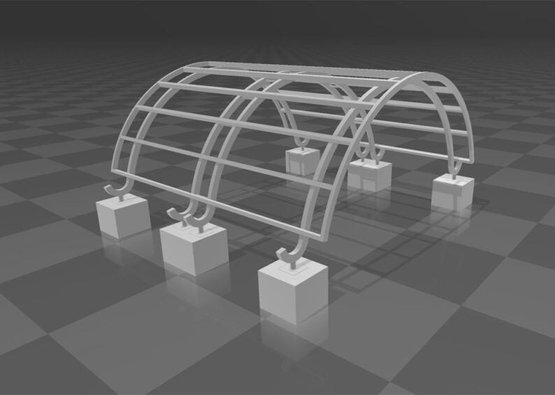 Structure pour maquette