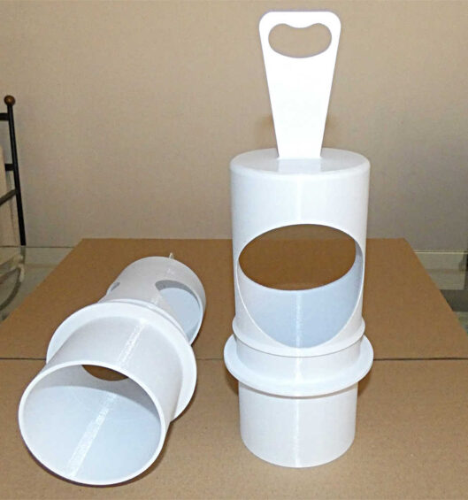 Tube raccord amovible